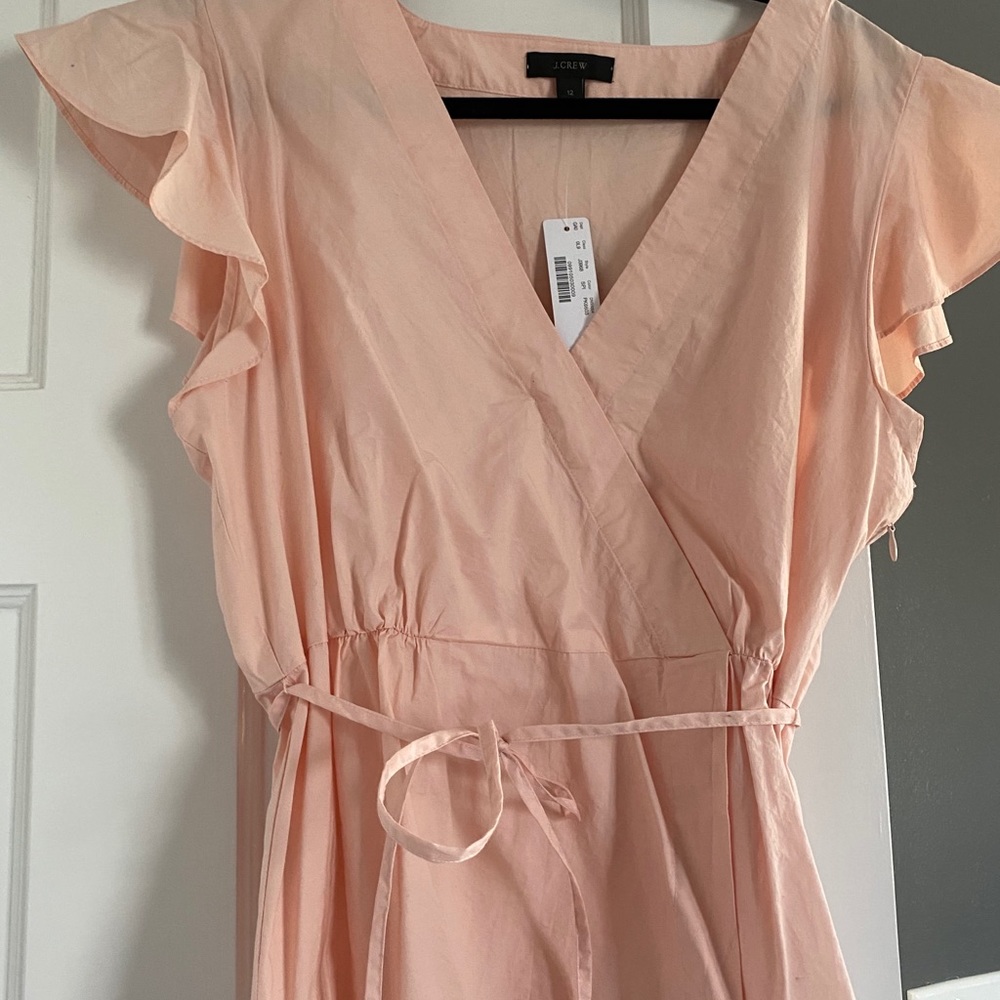 J Crew Flutter Sleeve Wrap Top
